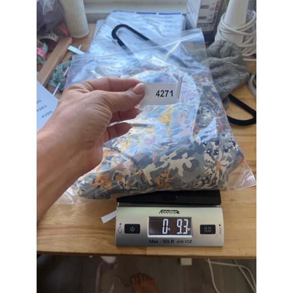 Natural Life Mini Floral Boho Long Sleeve Shirt Dress Size S Short Tunic Organic - Picture 12 of 12